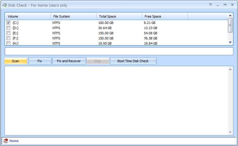 Disk Check 1.2 - Memperbaiki kesalahan disk dan memulihkan bad sector