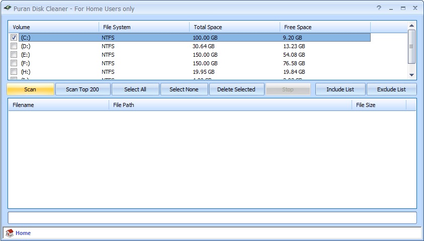 Puran Disk Cleaner 1.2 screenshot