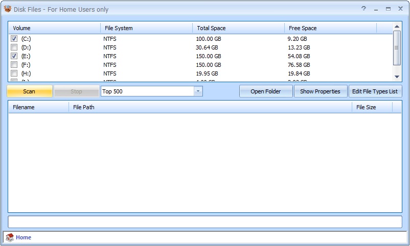 Disk Files screenshot