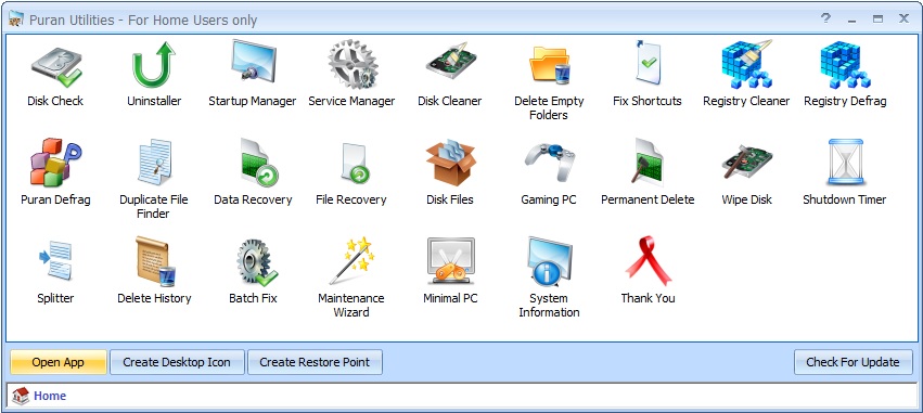 Puran Utilities screenshot
